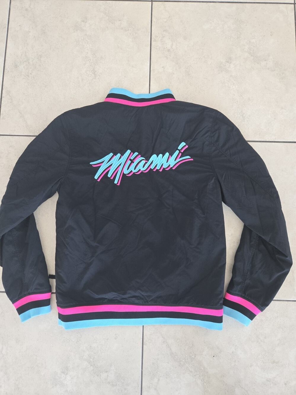 Nike Miami Heat Vice Nights City Edition Courtside Jacket 2018 - Size S
